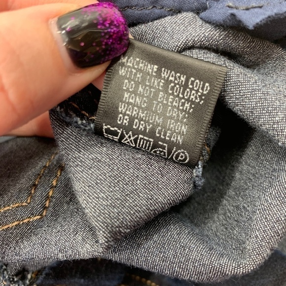 Lafayette 148 New York Dark Wash Skinny Jeans - Picture 5 of 5